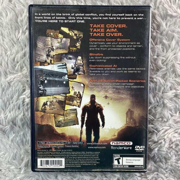 kill.switch (Sony PlayStation 2, 2003) PS2 Complete - Picture 3 of 11